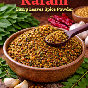Karivepaku Karam (Curry Leaves Spice Powder)